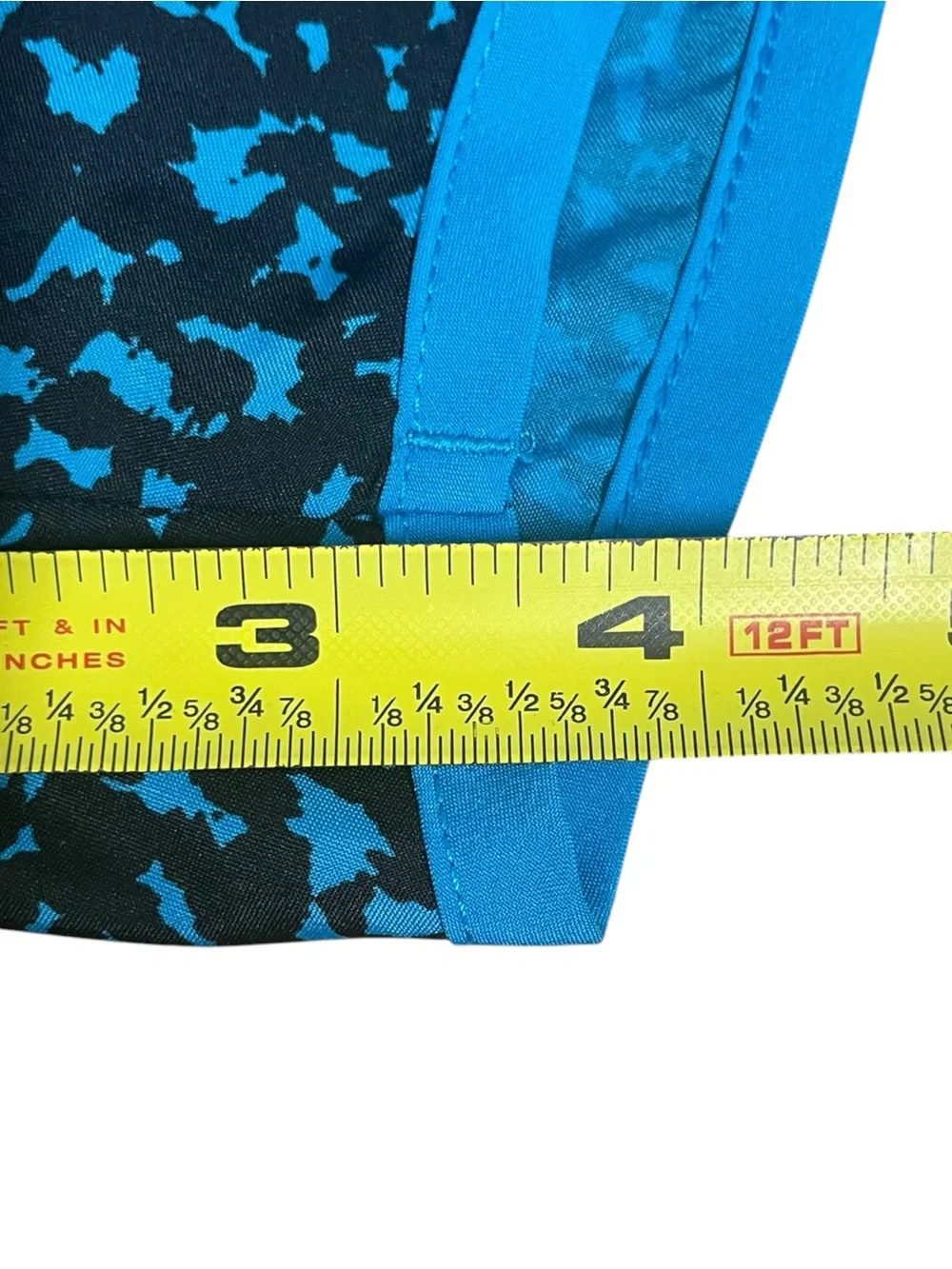 Under Armour Blue Printed Running Shorts Size M